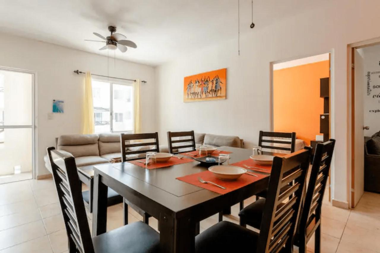 Apartamento En Fraccionamiento Privado 6 Personas, 5 Camas, Piscina Cerca De La Playa Playa del Carmen Kültér fotó