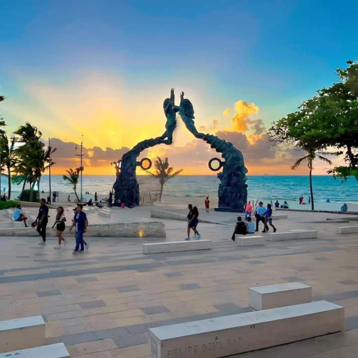 Apartamento En Fraccionamiento Privado 6 Personas, 5 Camas, Piscina Cerca De La Playa Playa del Carmen Kültér fotó